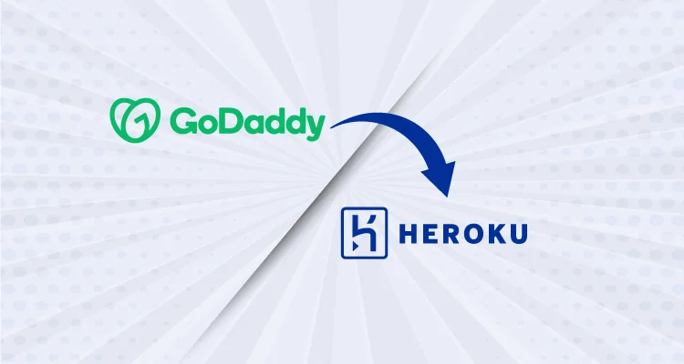 go daddy to heroku